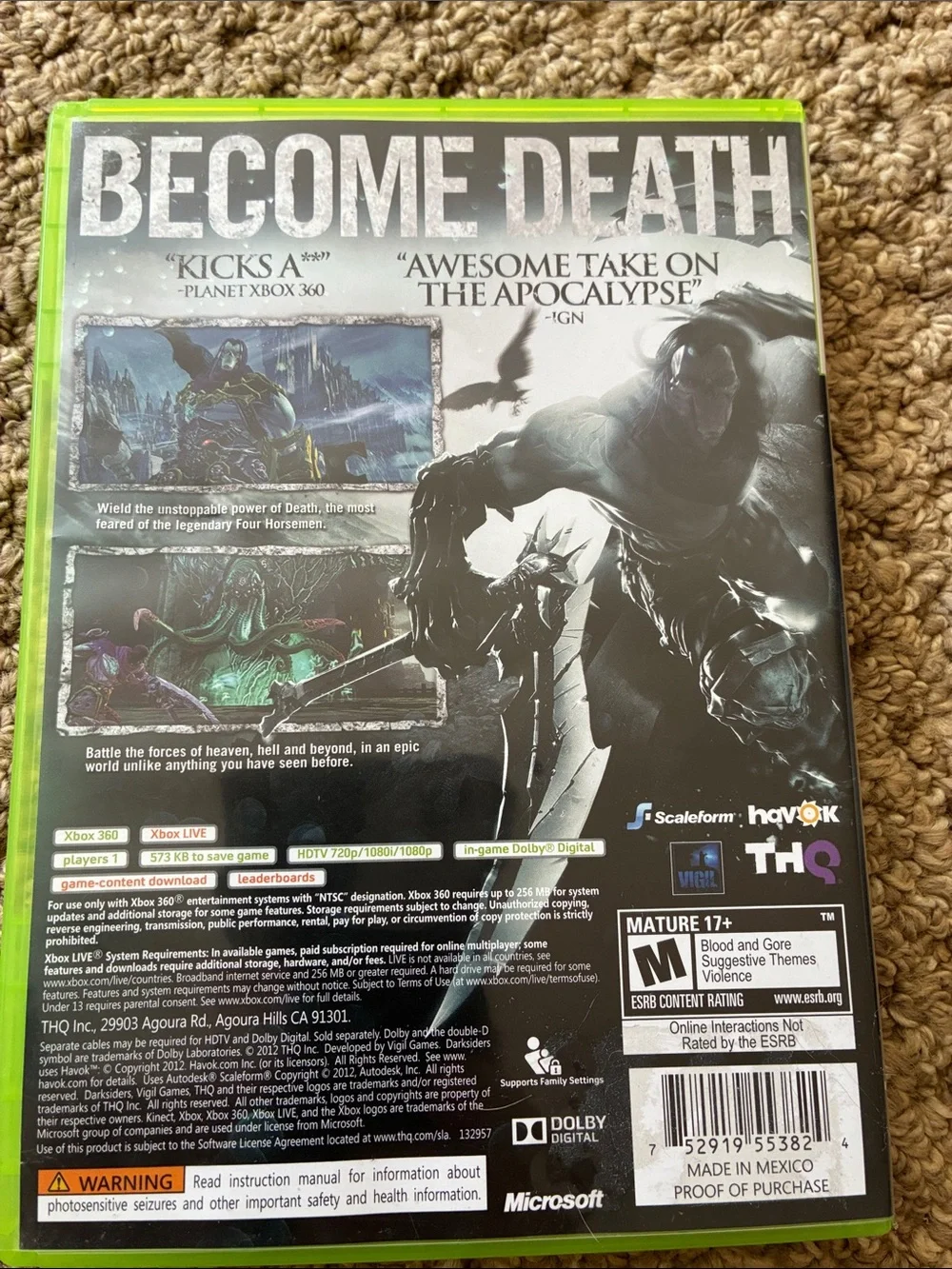 XBOX 360 Darksiders II